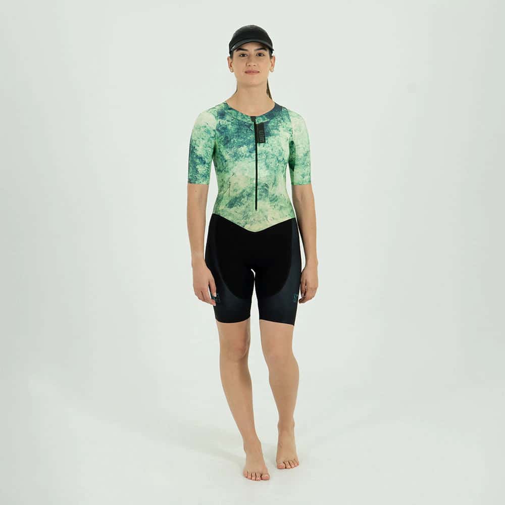 ENTERIZO TRIATLÓN CORTO MANGA CORTA KONA PARA MUJER - miniatura 1