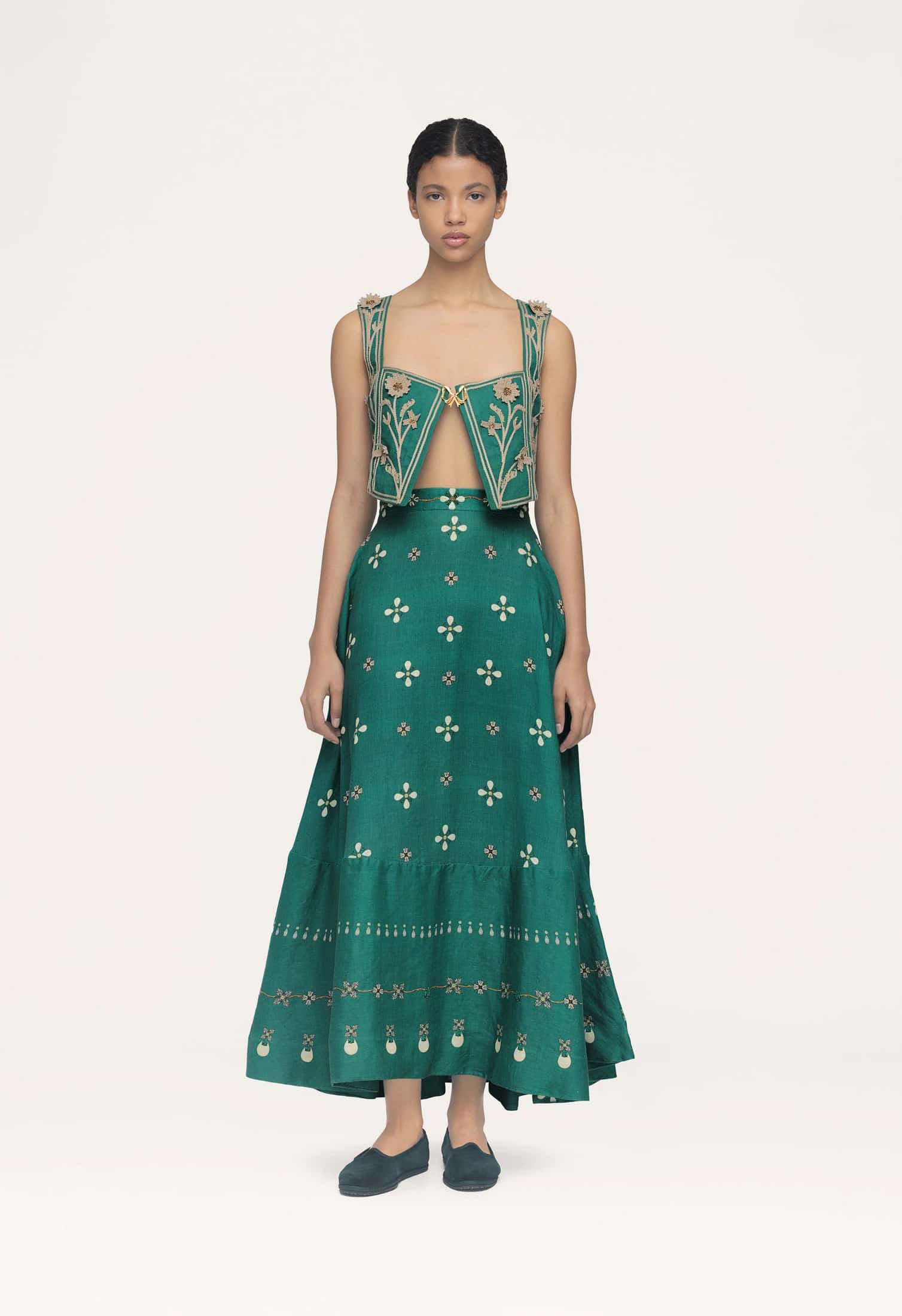 Bel Mar Esmeralda Maxi Skirt