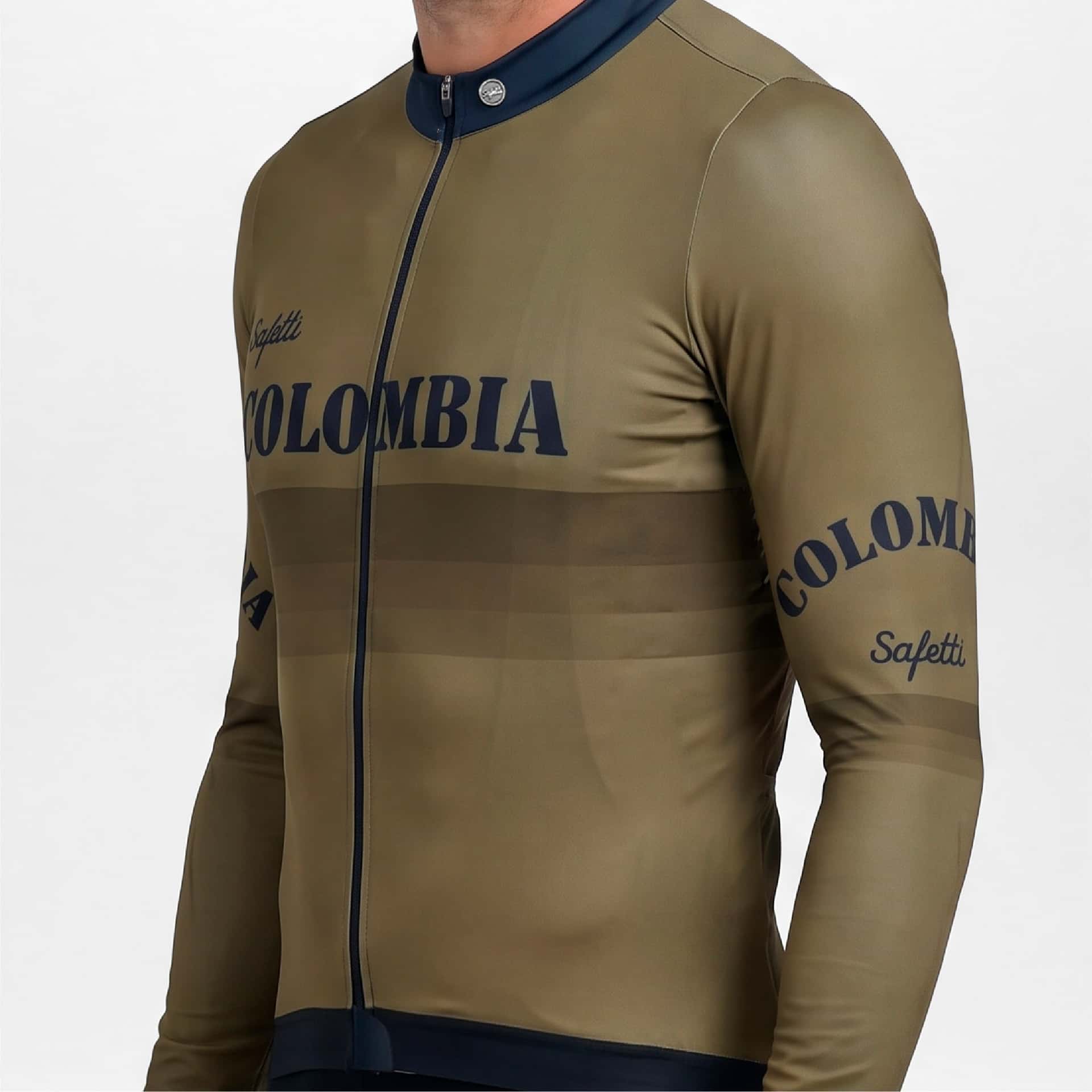 CAMISA CICLISMO MANGA LARGA COLOMBIA DORO 26 PARA HOMBRE - miniatura 4