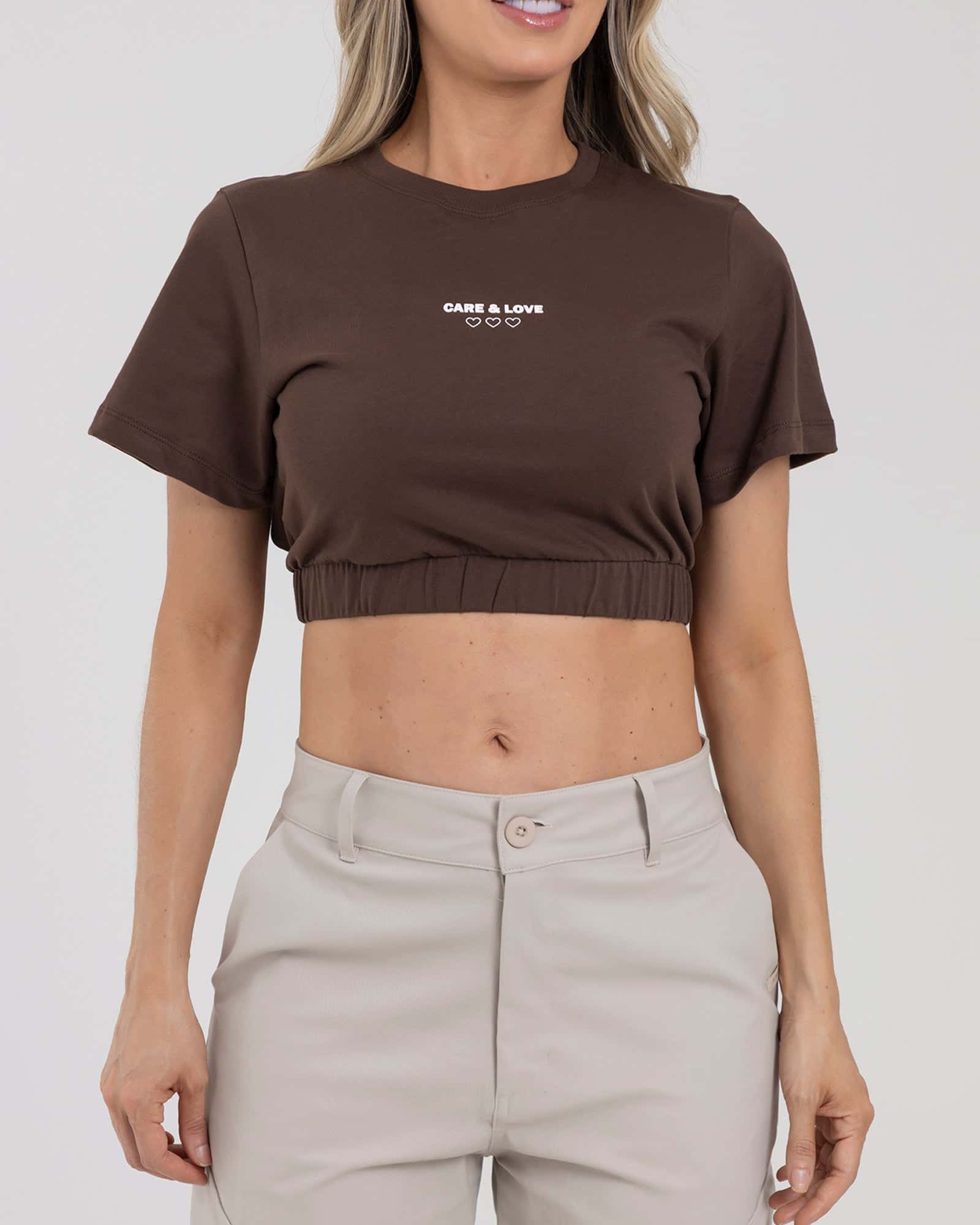 Camiseta airy care & love cafe trufa new dawn FIBER