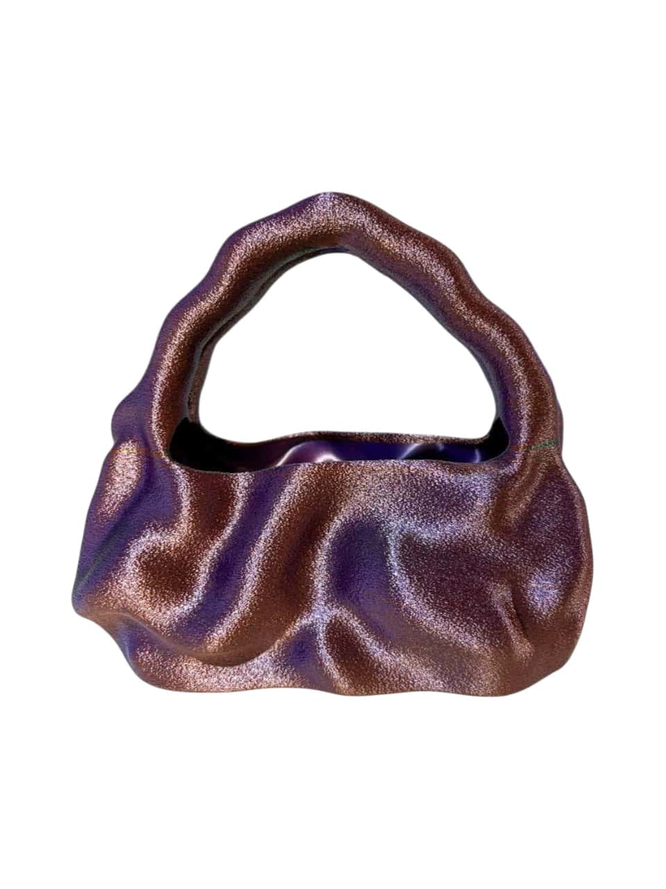bolso grande cosmic water verde púrpura bronce - miniatura 3