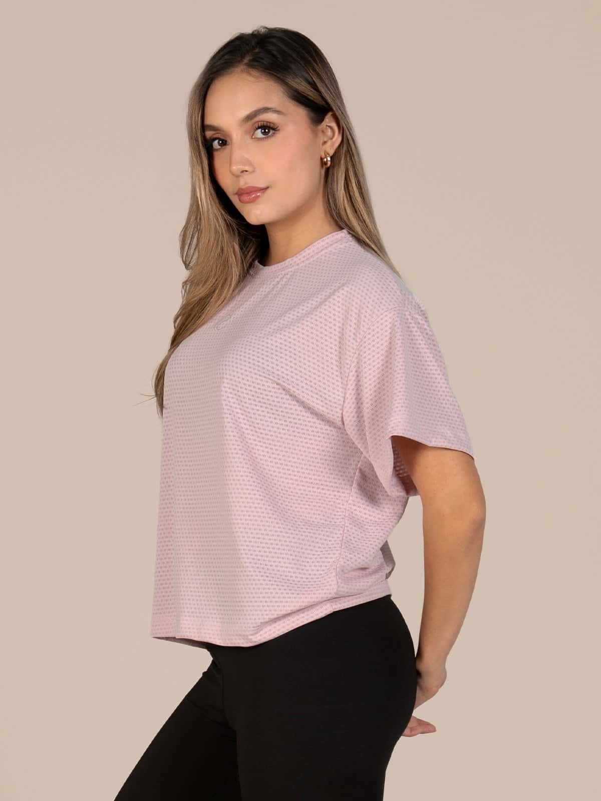 Tulum camiseta panal rosa - miniatura 3