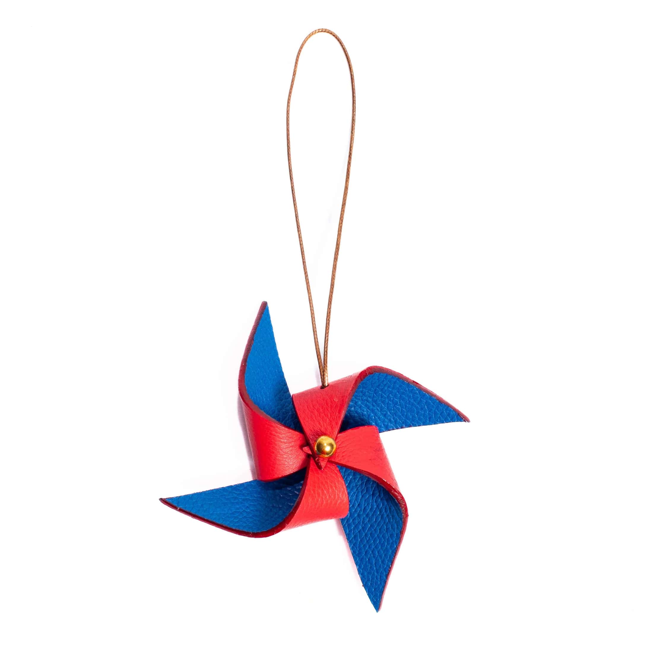 Windmill Charm Red + Blue