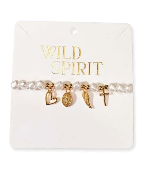 Pulsera Religiosa Perlas
