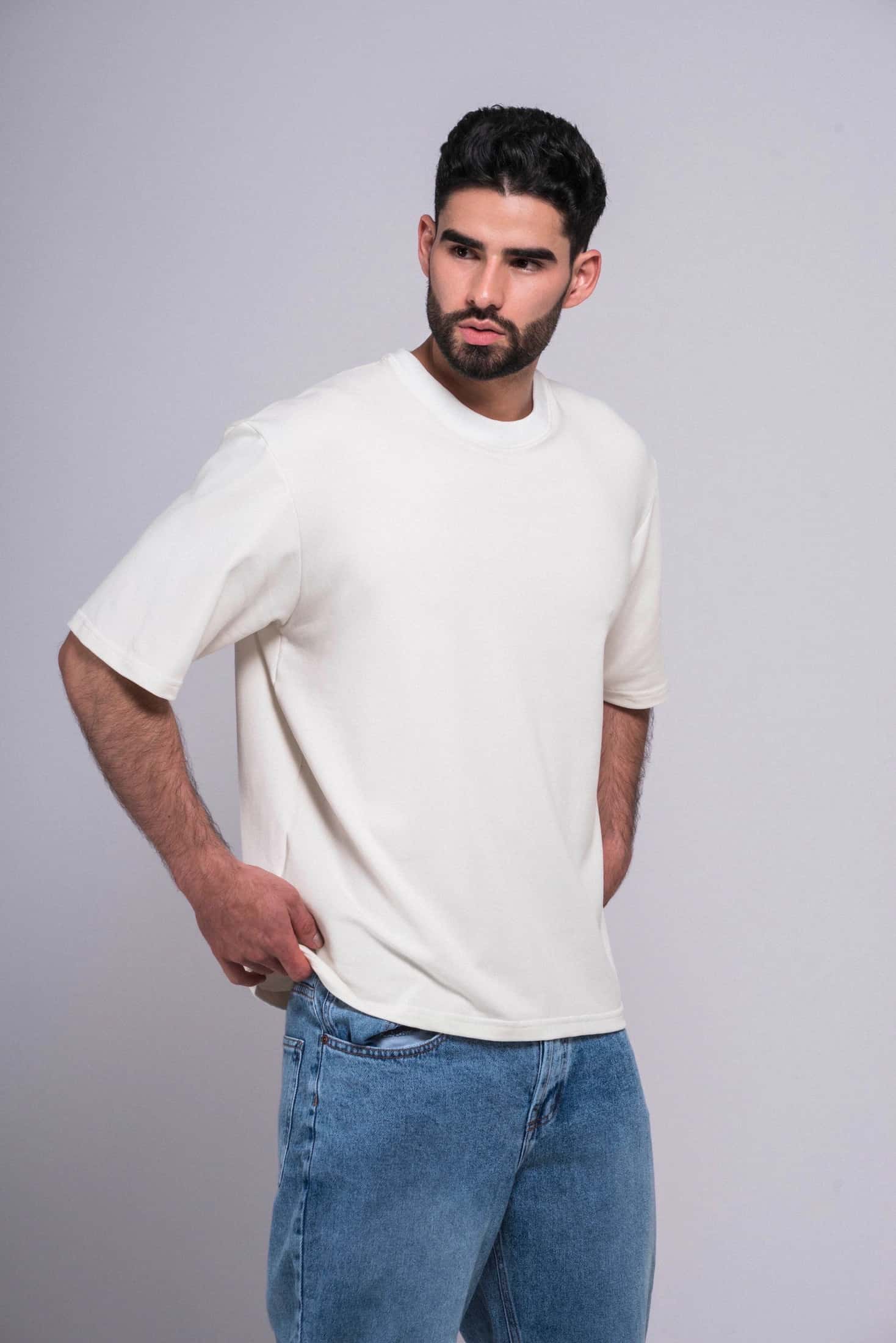 CAMISETA BEIGE OVERSIZE SVG 13837