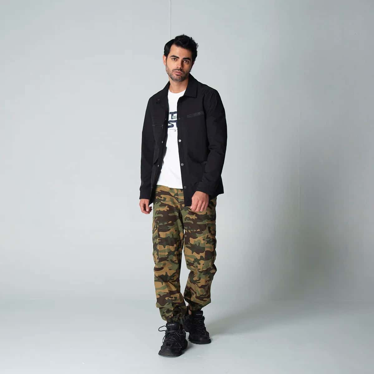 Pantalon Dril Jogger Camu