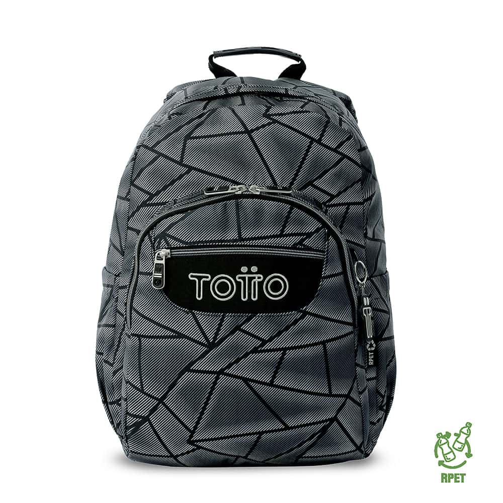 Morral Juvenil Porta PC 14" Acuarela Gris