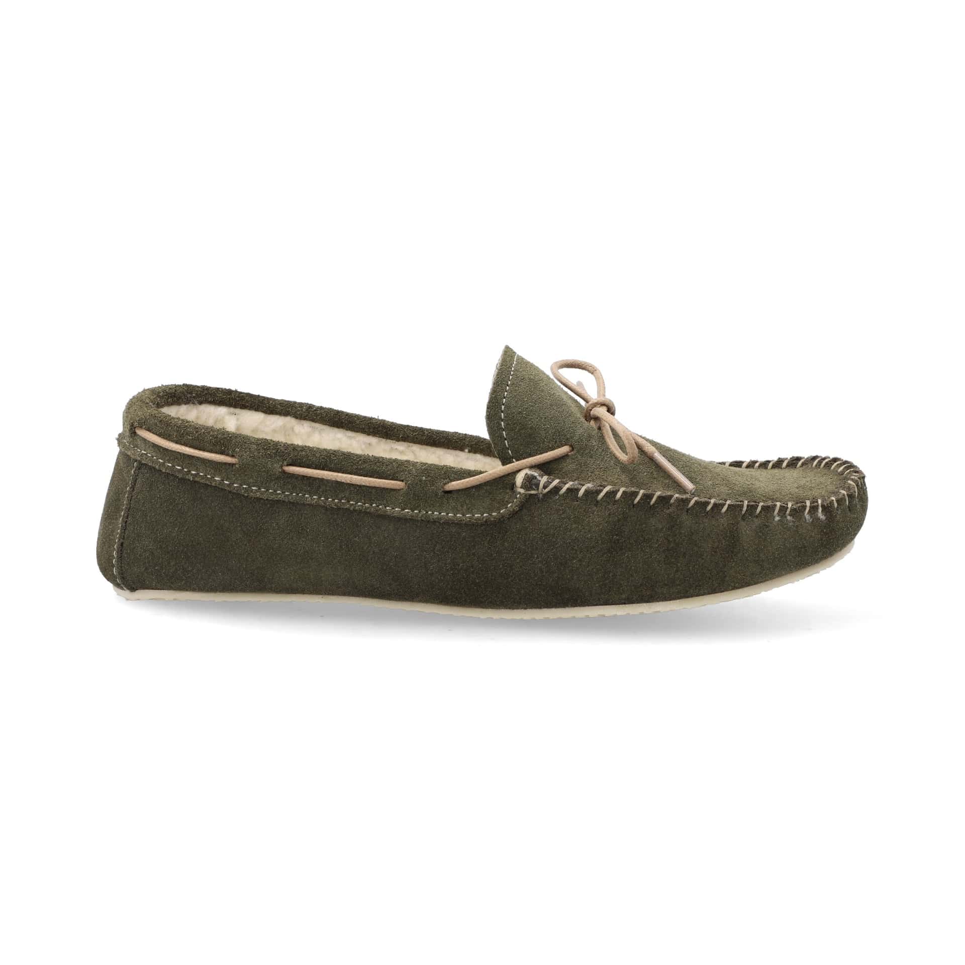 Pantuflas Apaches Mujer Verde Oliva - miniatura 3