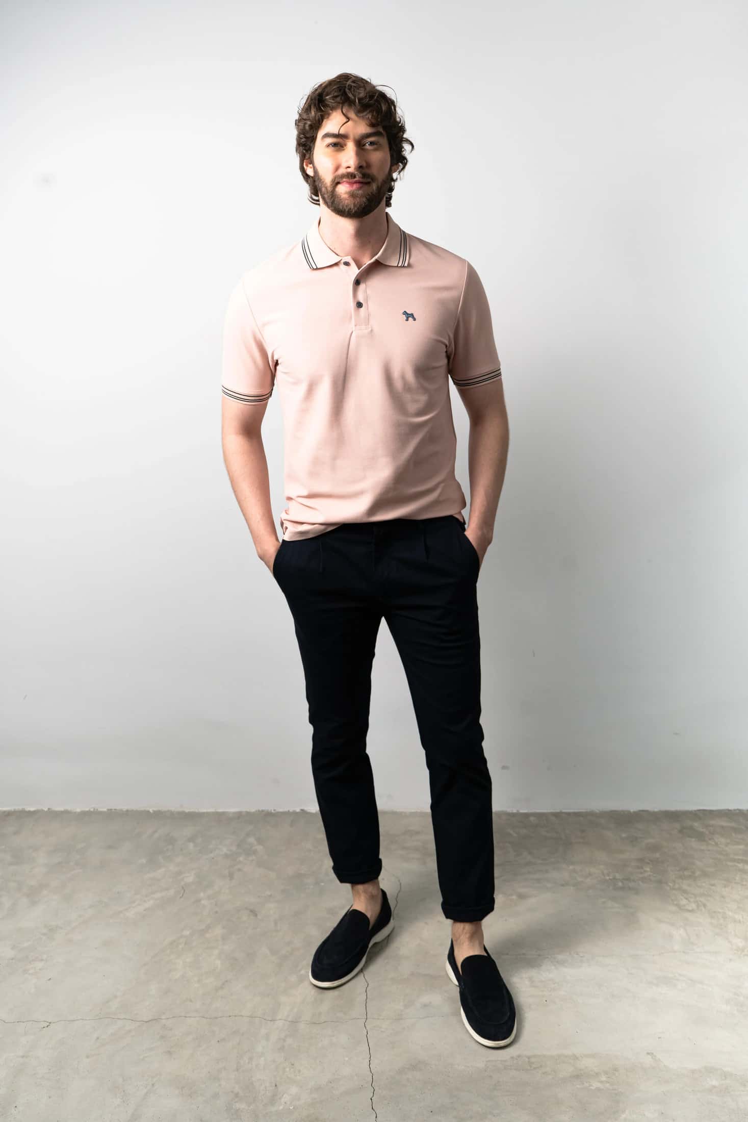 Polo Básica Rosado Pastel