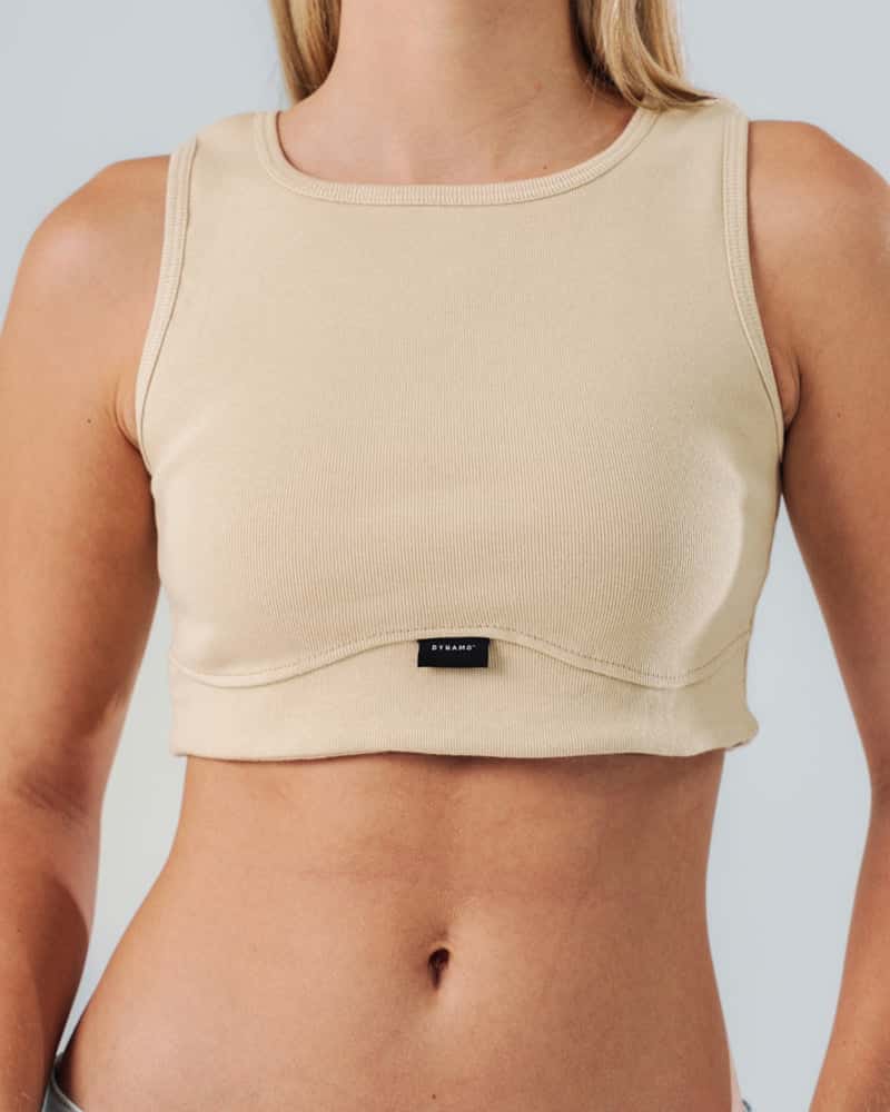 Crop Top Basic Arena - miniatura 3