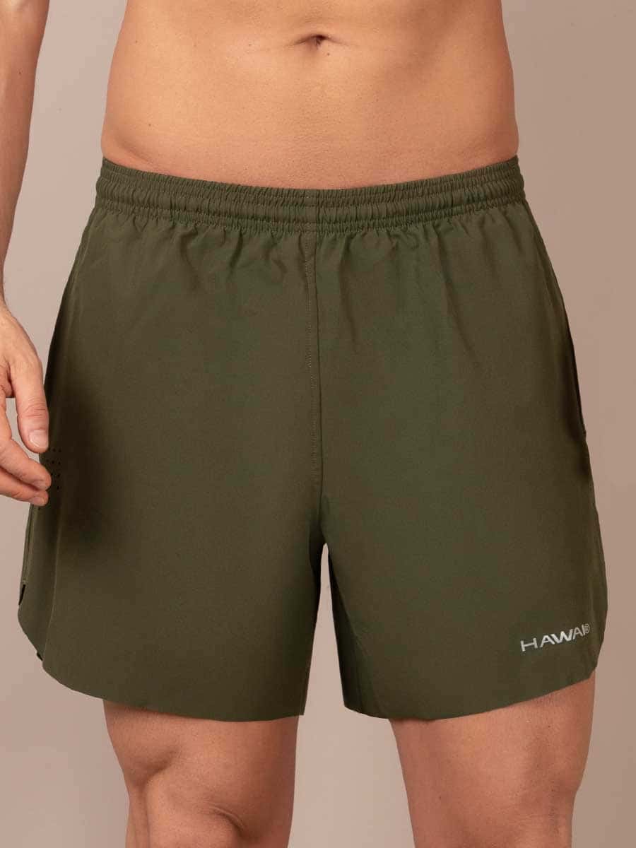 Pantaloneta Corta Deportiva Para Hombre Verde Militar