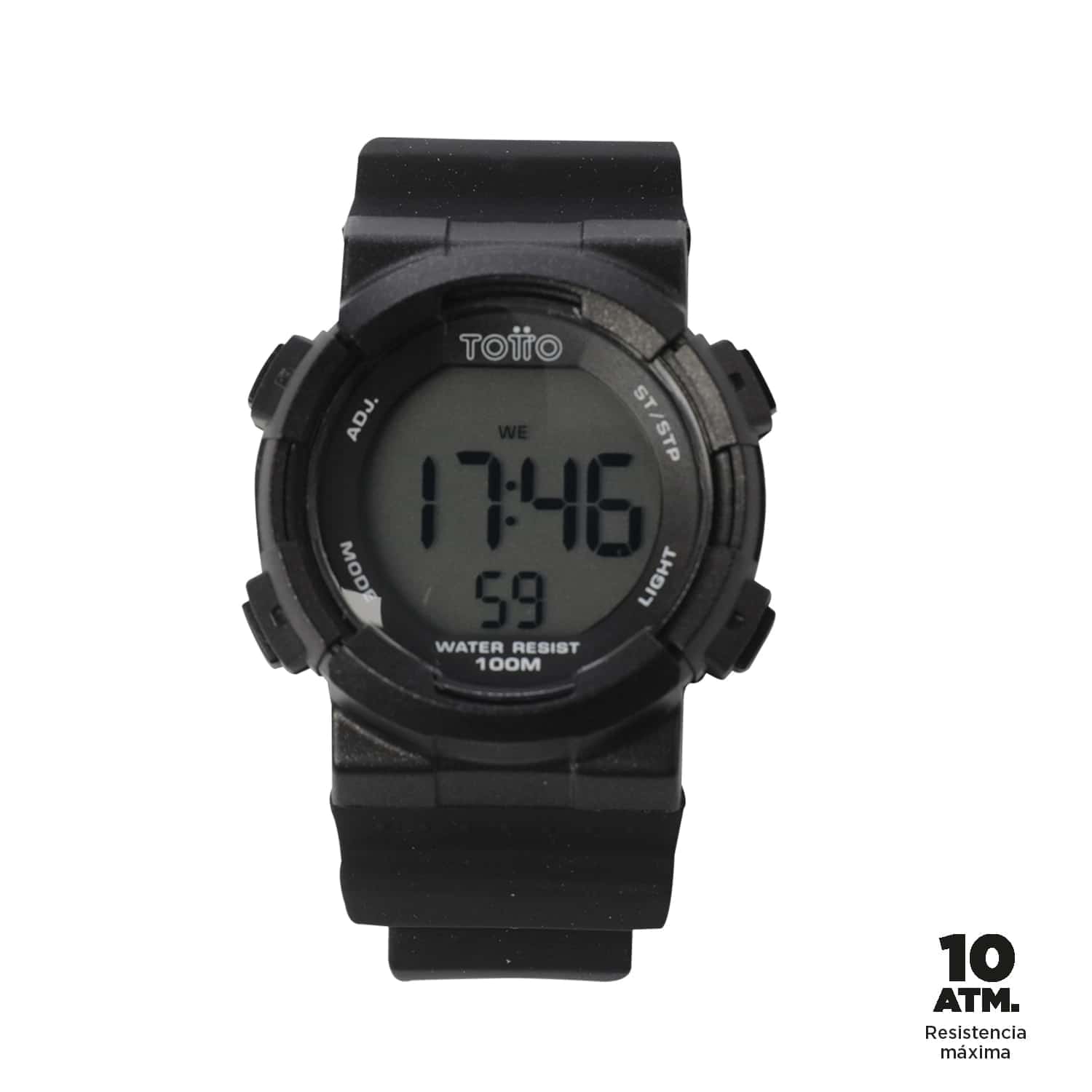 Reloj Digital Pixel color Negro