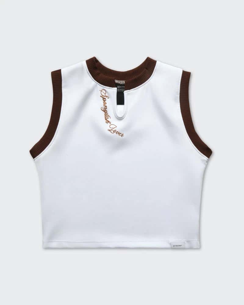 Crop Top Blanco Royal Muse - miniatura 3