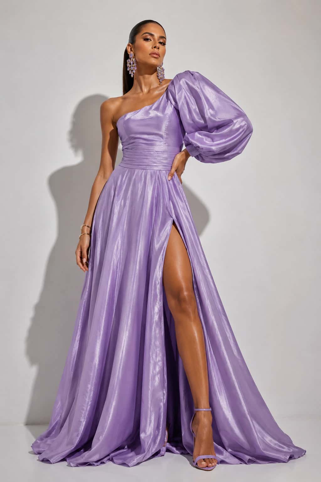 Vestido Sinfonía Lila - miniatura 1