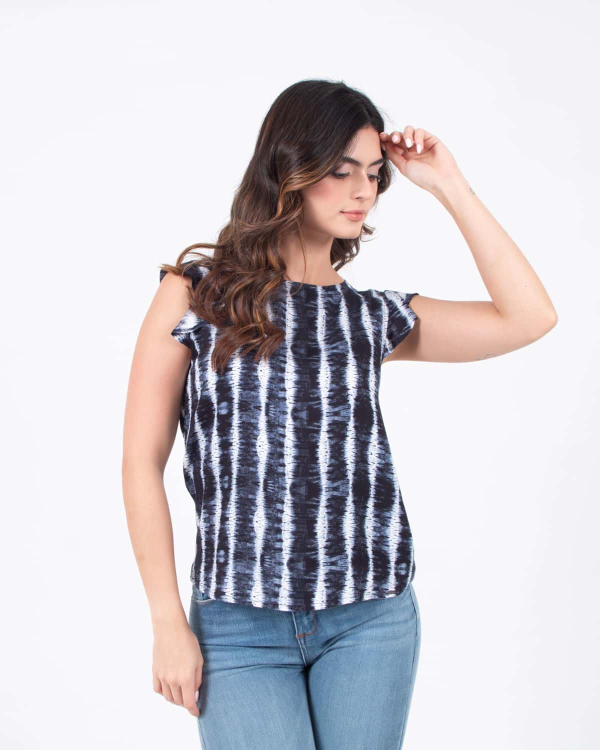 Blusa estampada para mujer
