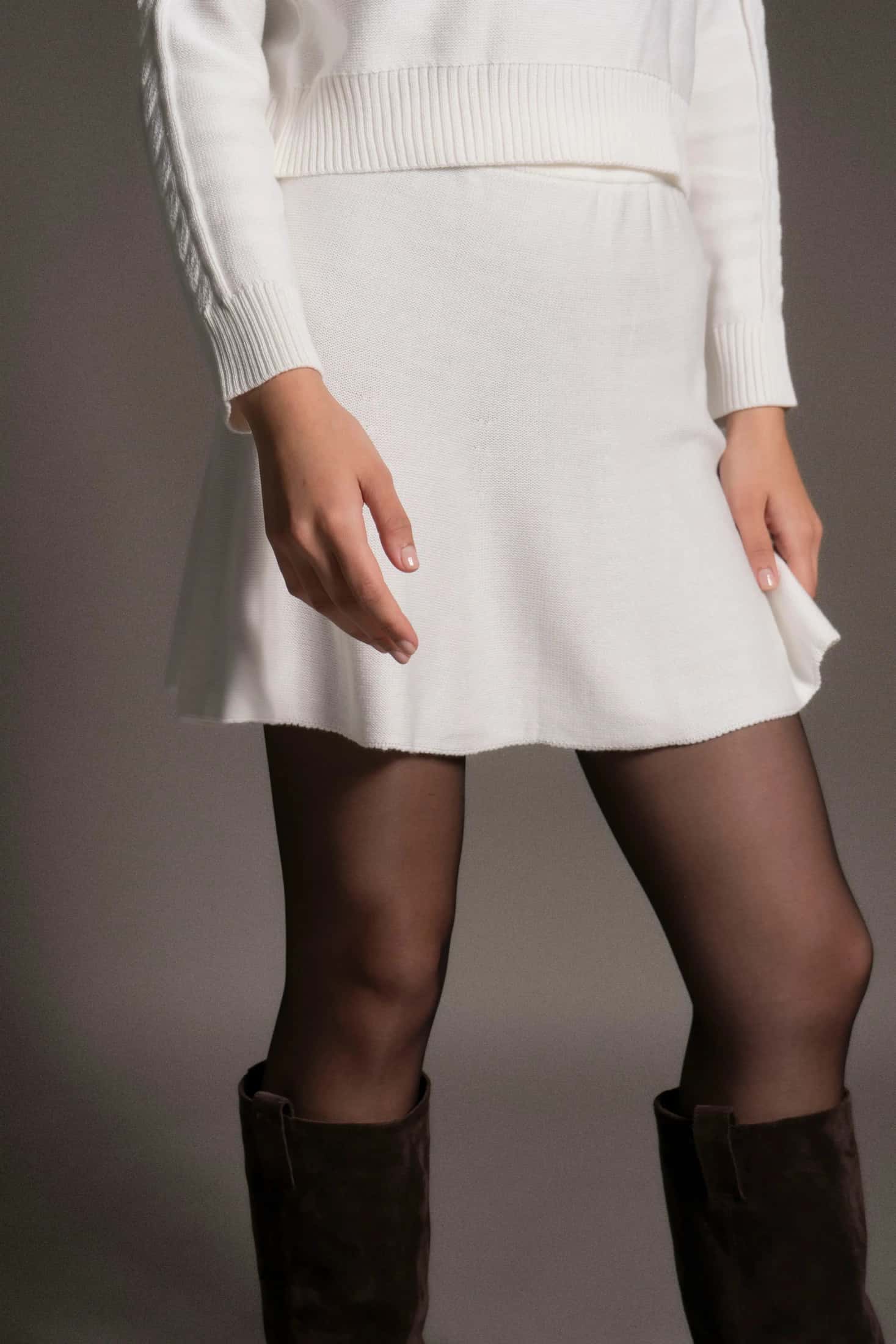 Falda New Orleans Mujer Hueso