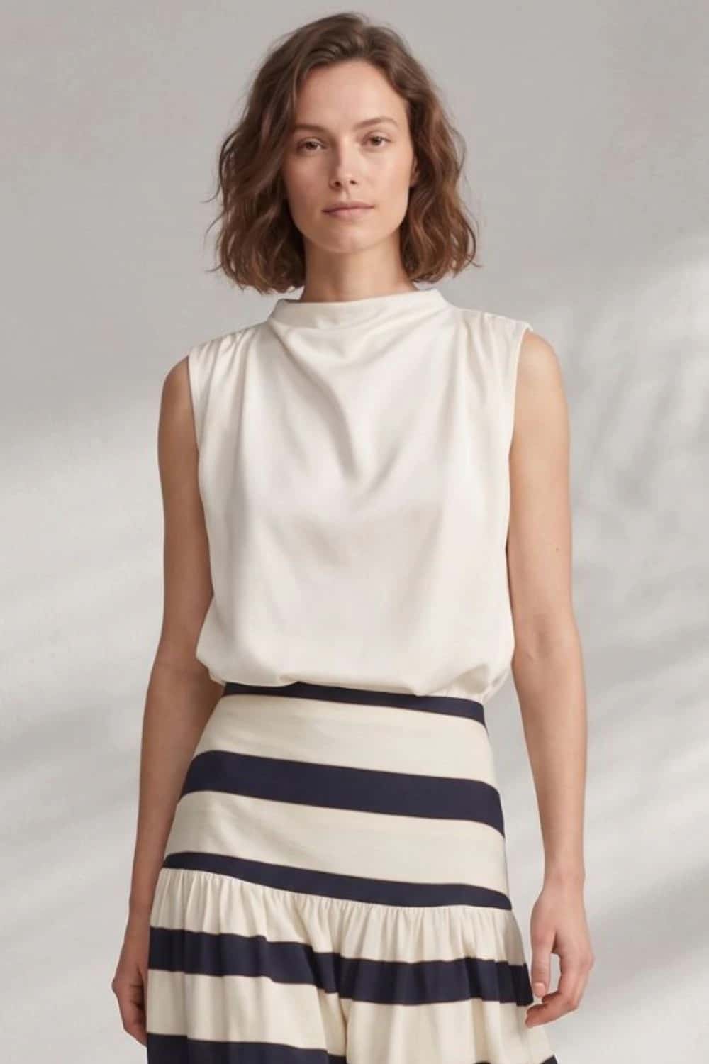 Blusa begonia natural