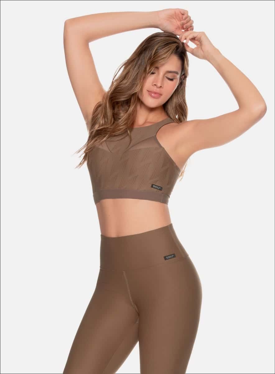 TOP DEPORTIVO  POLIAMIDA JACQUARD – PRECIO ESPECIAL