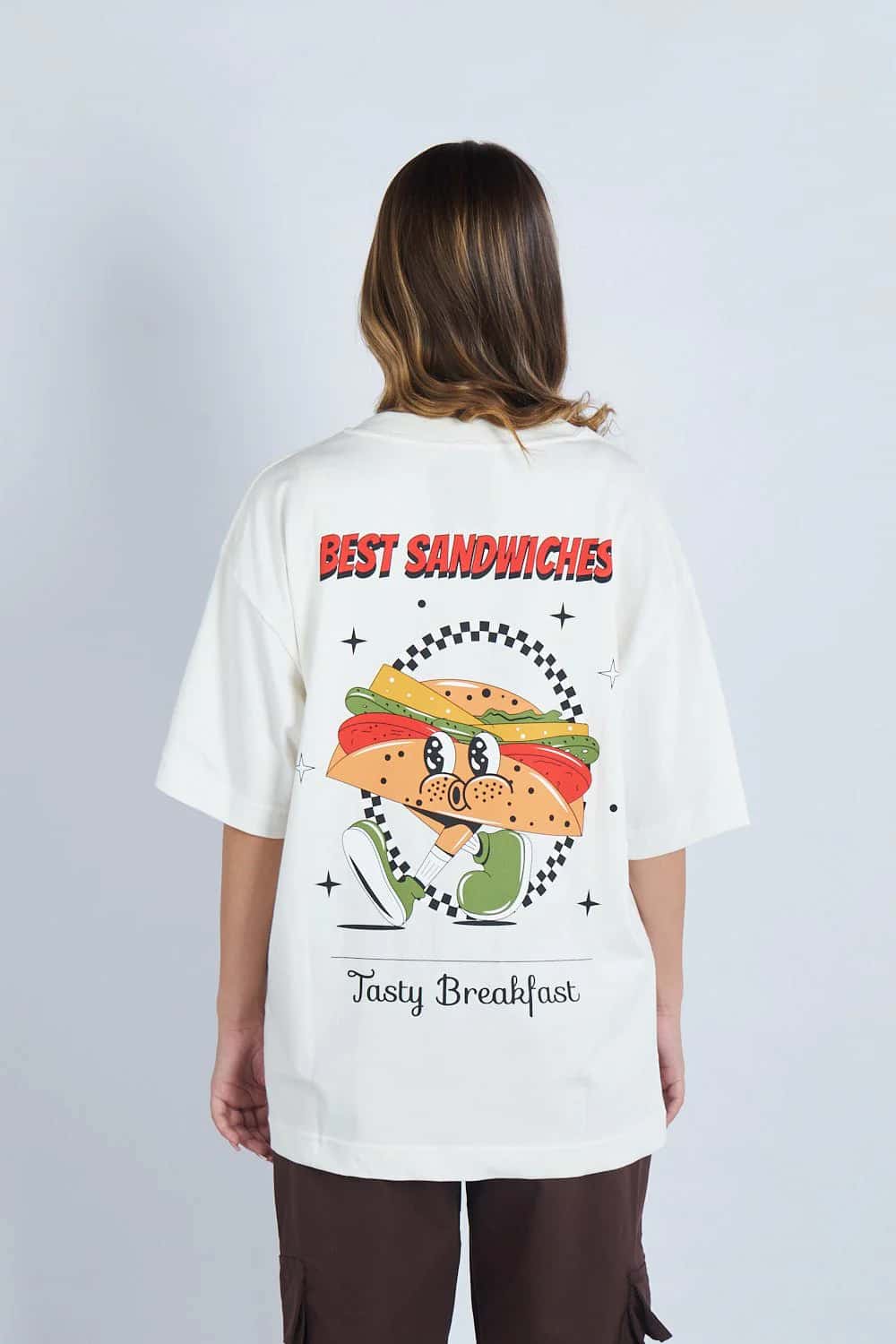 Camiseta oversize Best Sandwiches Marfil| DROP 03 |