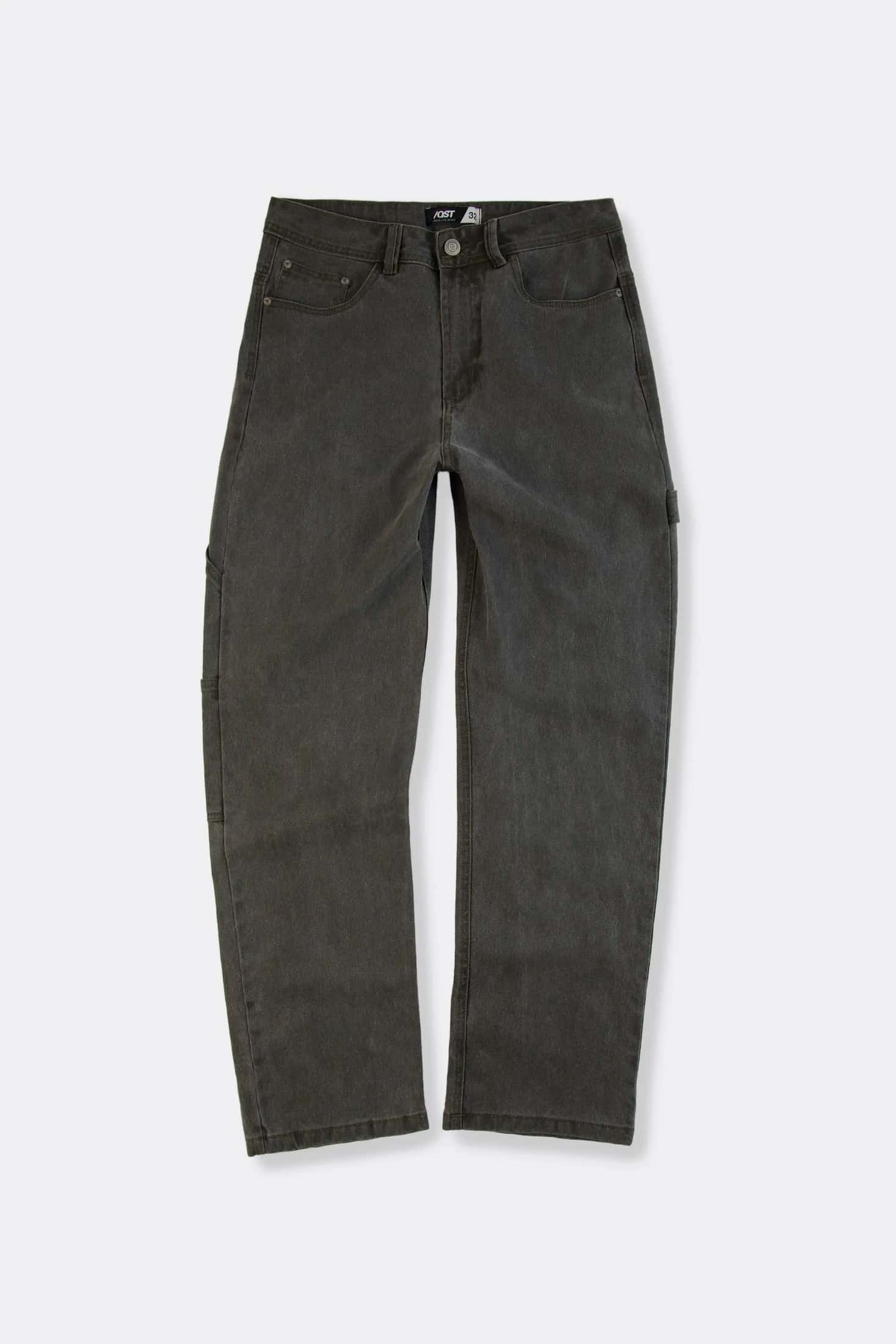 PANTALON CARGO COLOR VERDE MILITAR