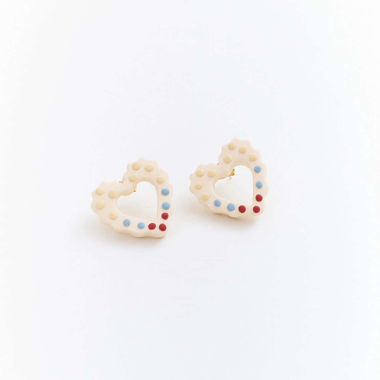 Aretes Latidots tricolor mini