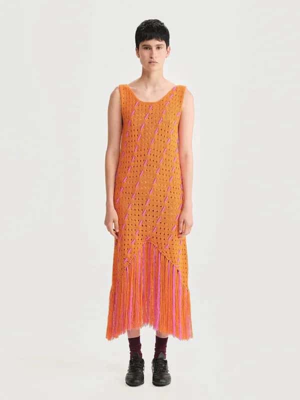 Vestido Vacaciones Naranja - miniatura 1