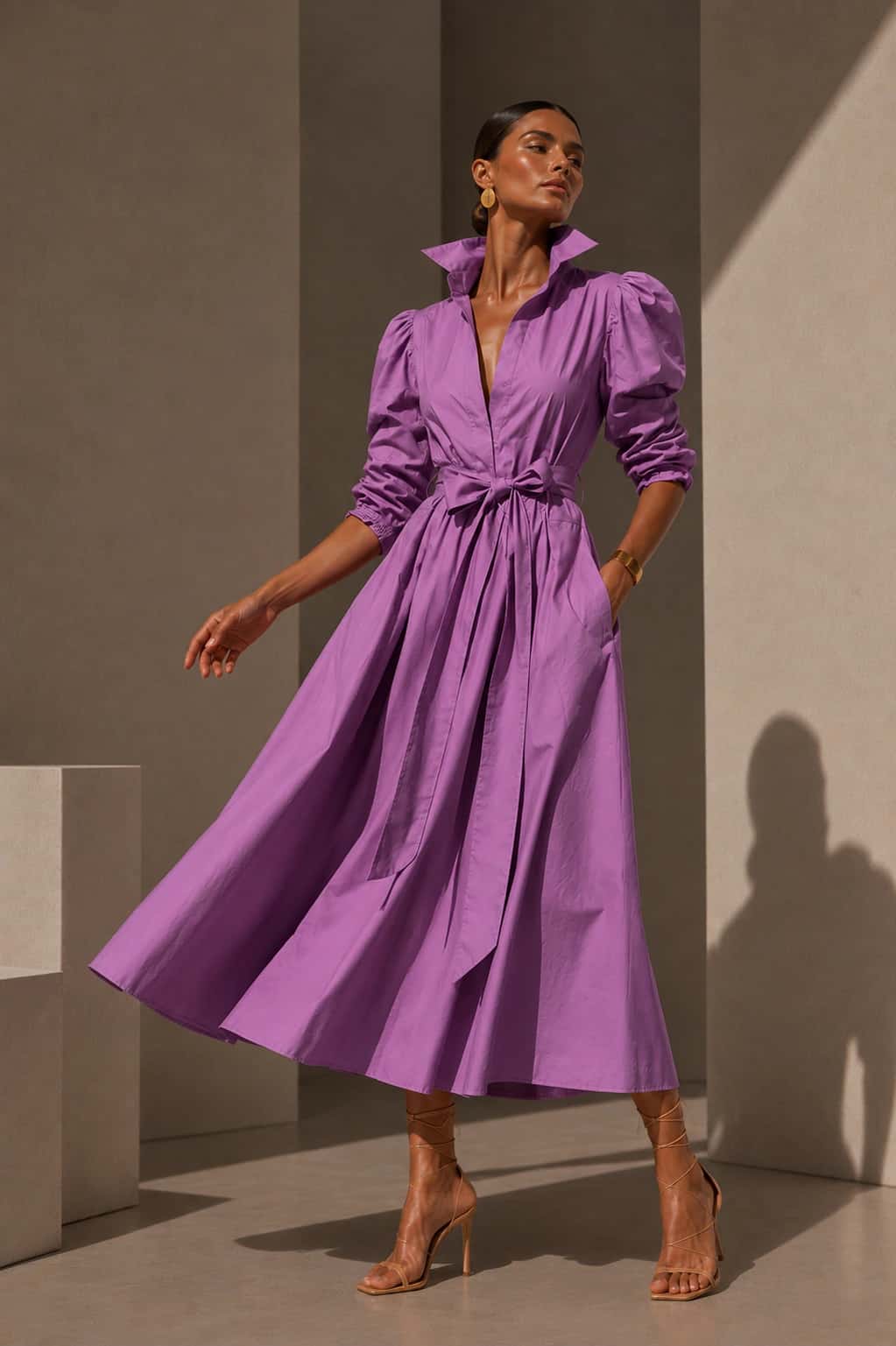 Vestido Miranda lila - miniatura 2