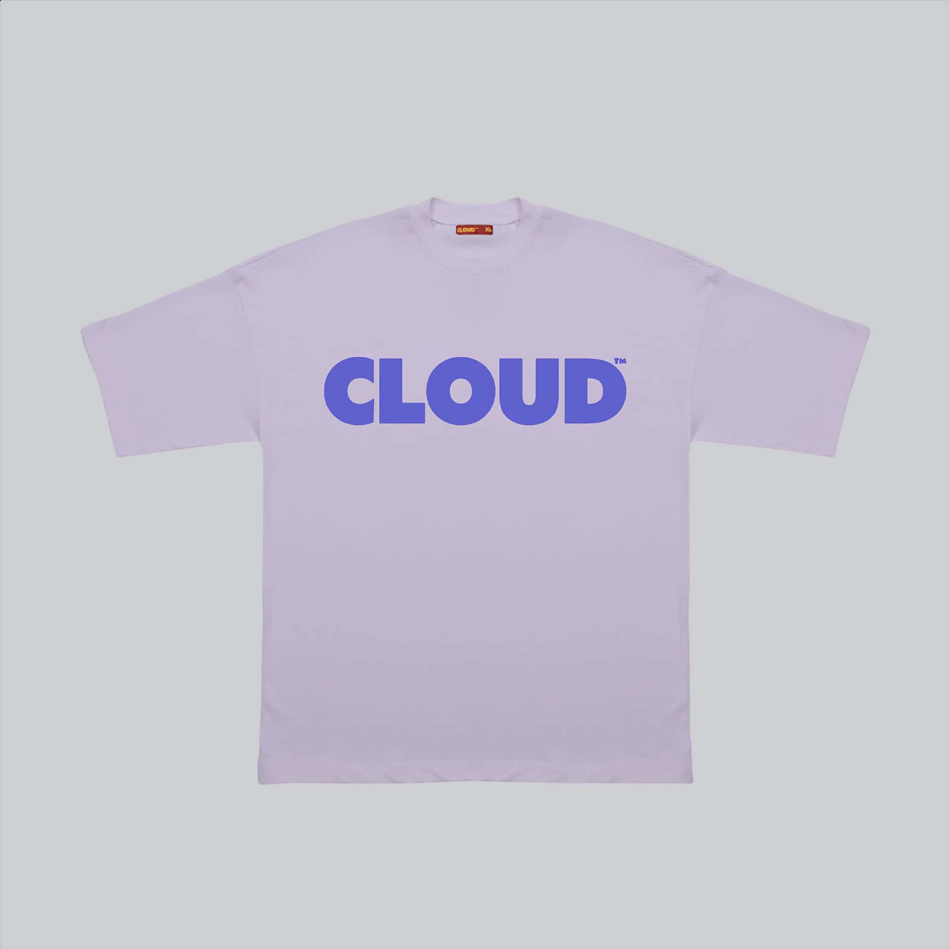 Camiseta BLOCK morado sobre lila regular fit