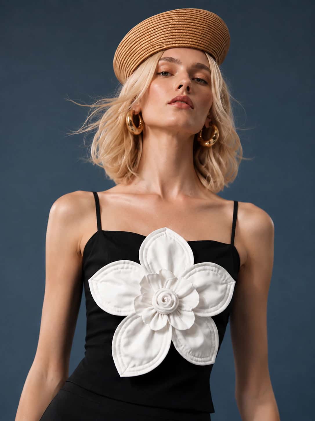 Blusa Nuguet negro + Blanco