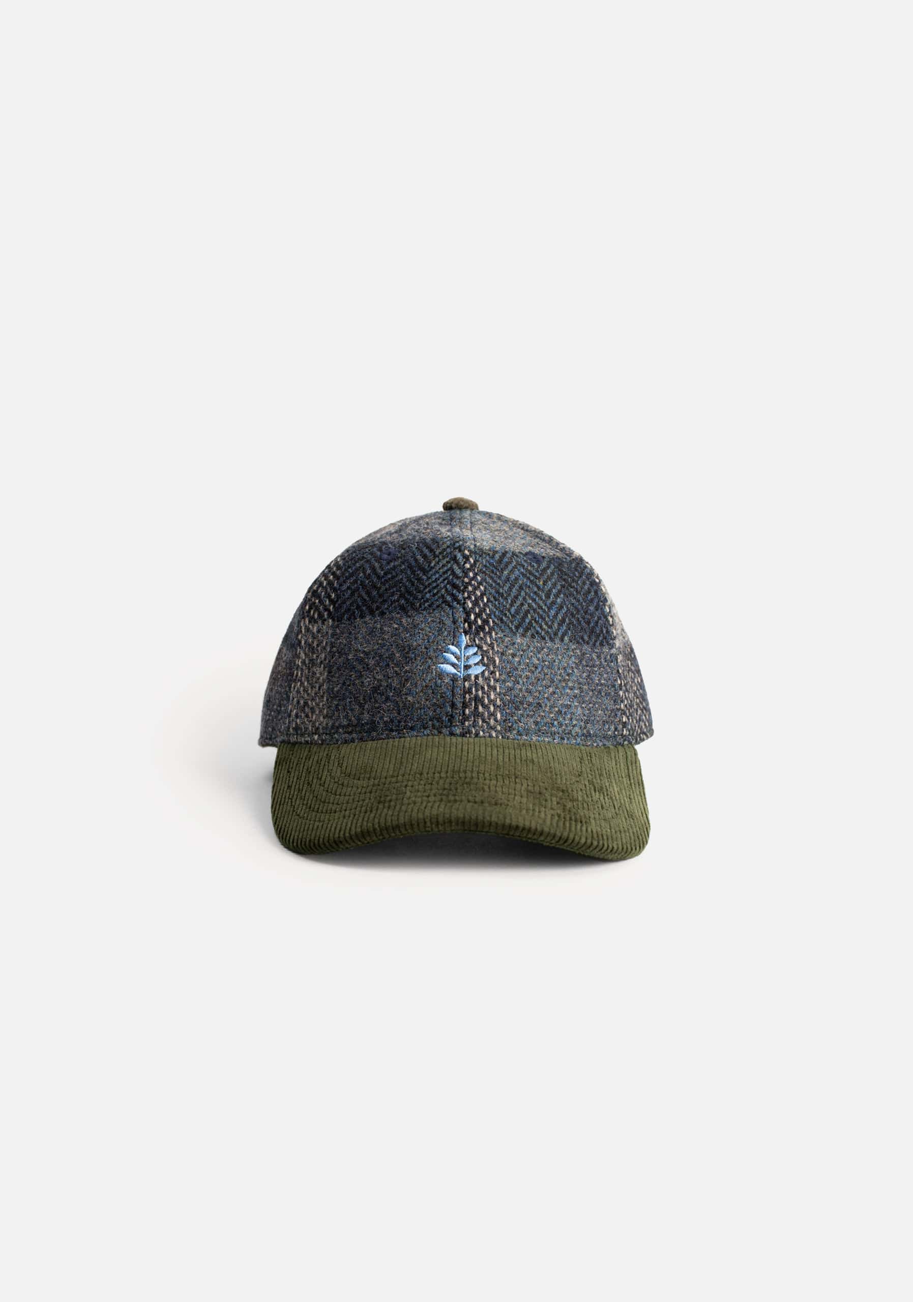 Gorra H Wade Cuadros Azul - Verde