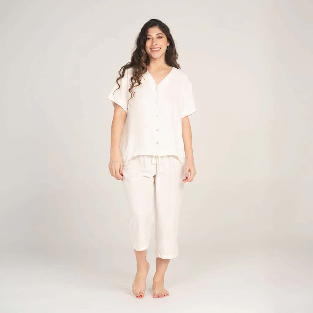 Conjunto Pijama Capri Lino.