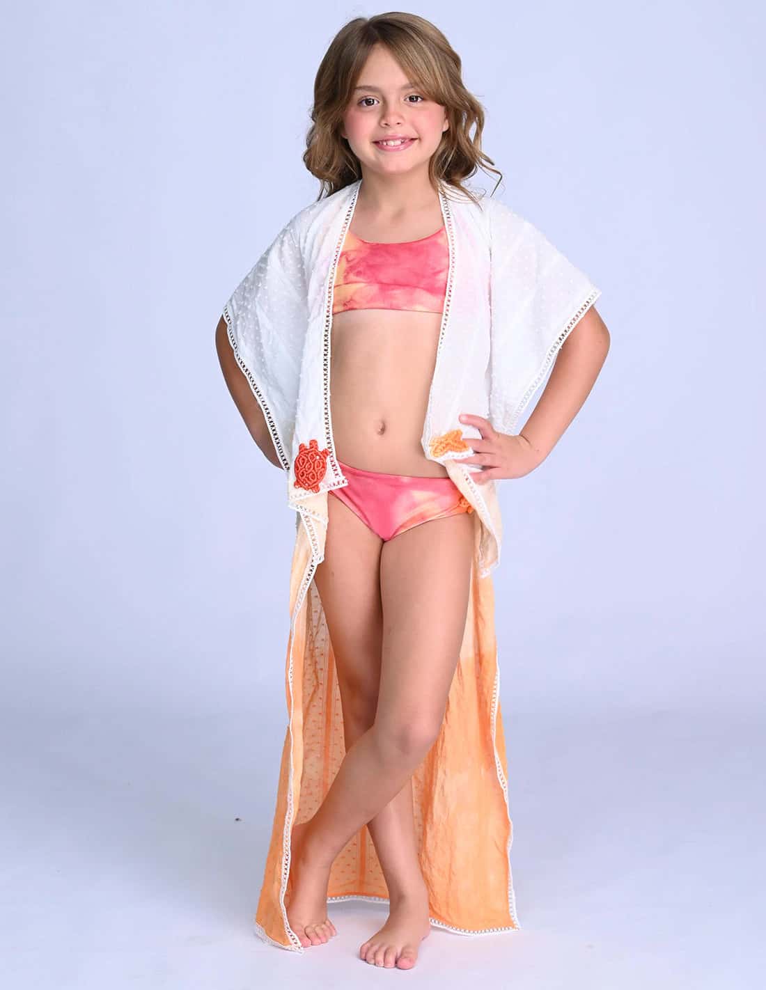 Kimono Elio Mini Faded Orange