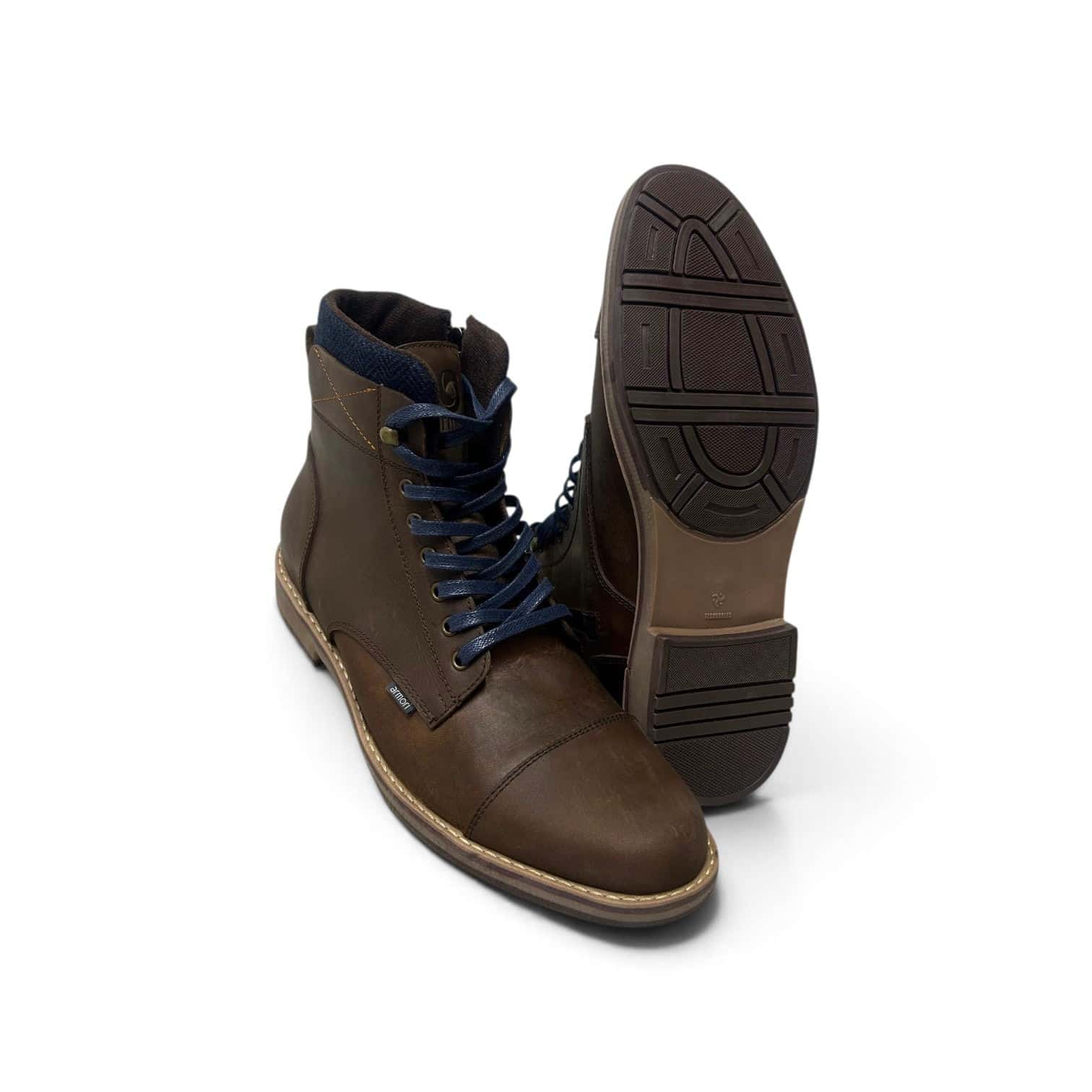 Botas de cuero para hombre cafés| Armori x Los Caballeros - miniatura 3