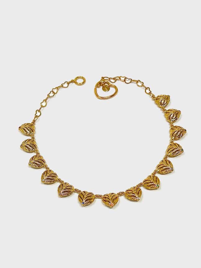 Collar de Corazones y circones - miniatura 1