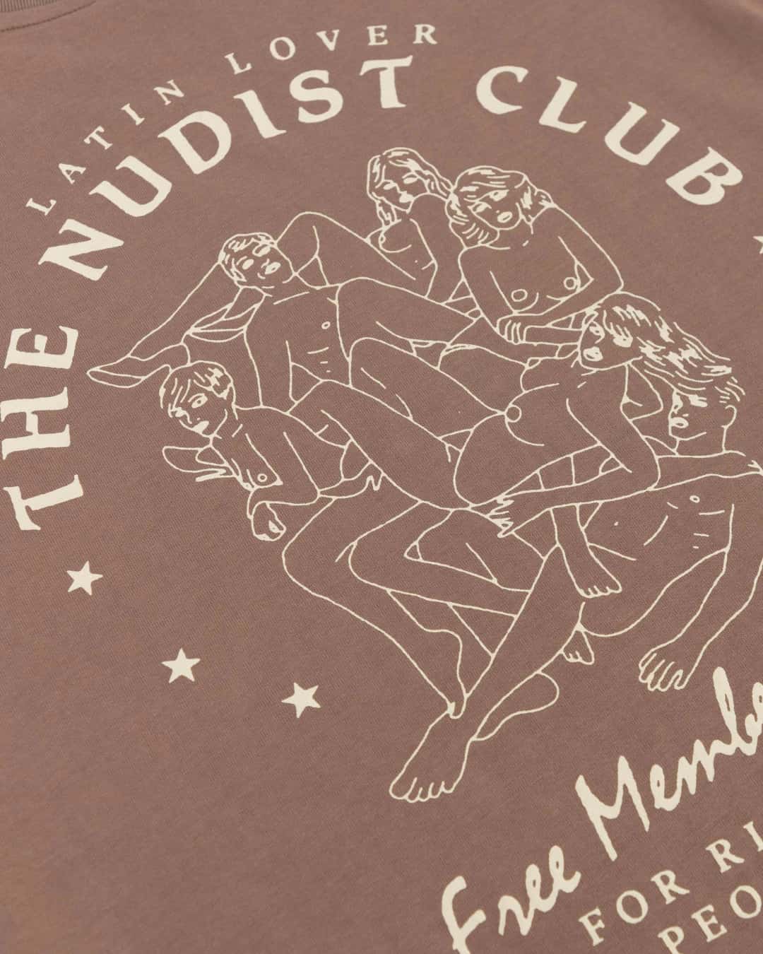 CAMISETA NUDIST CLUB CAFE OVRSIZED - miniatura 3