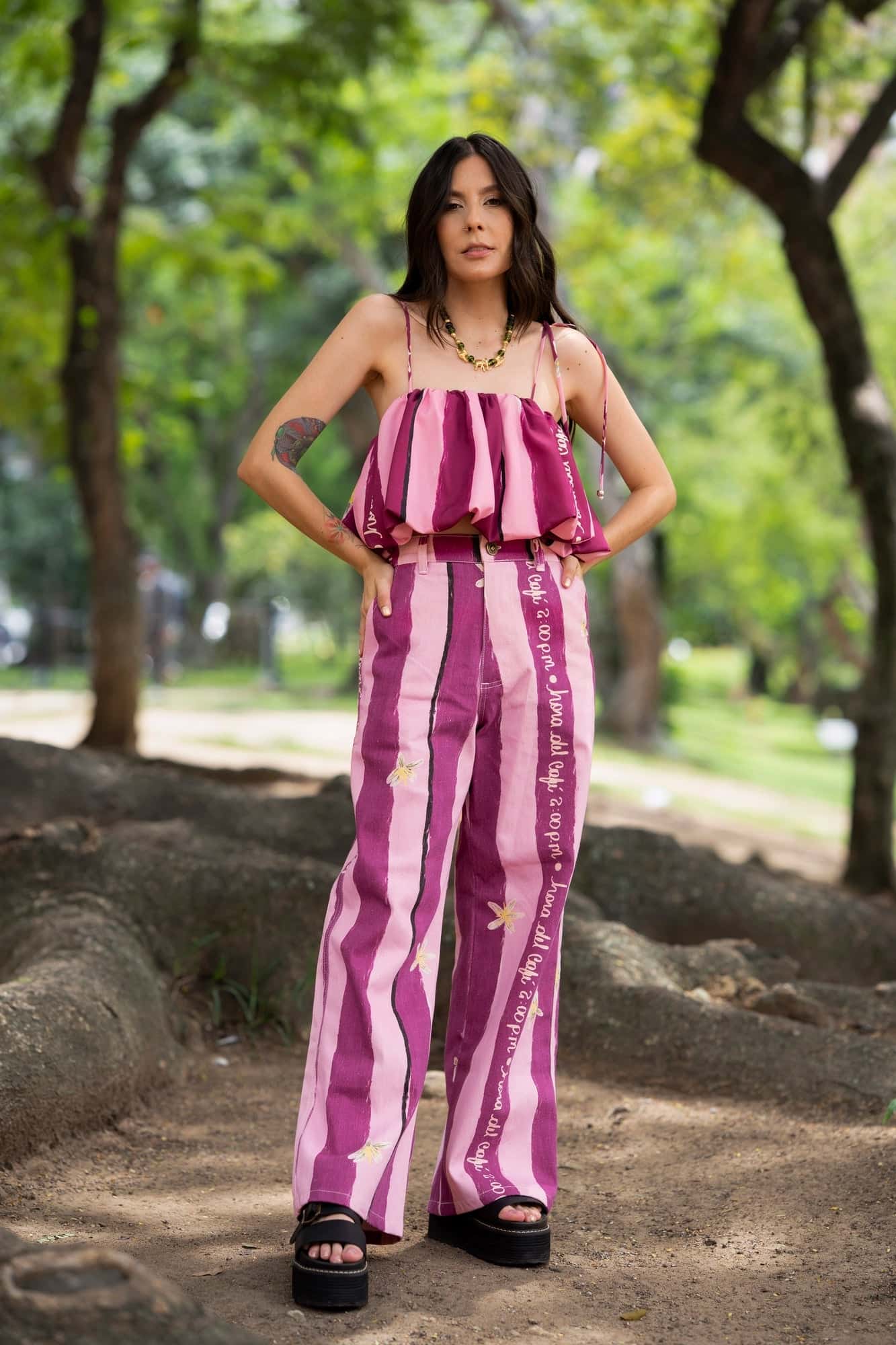 Pant Denim Sabor a Flor - miniatura 1