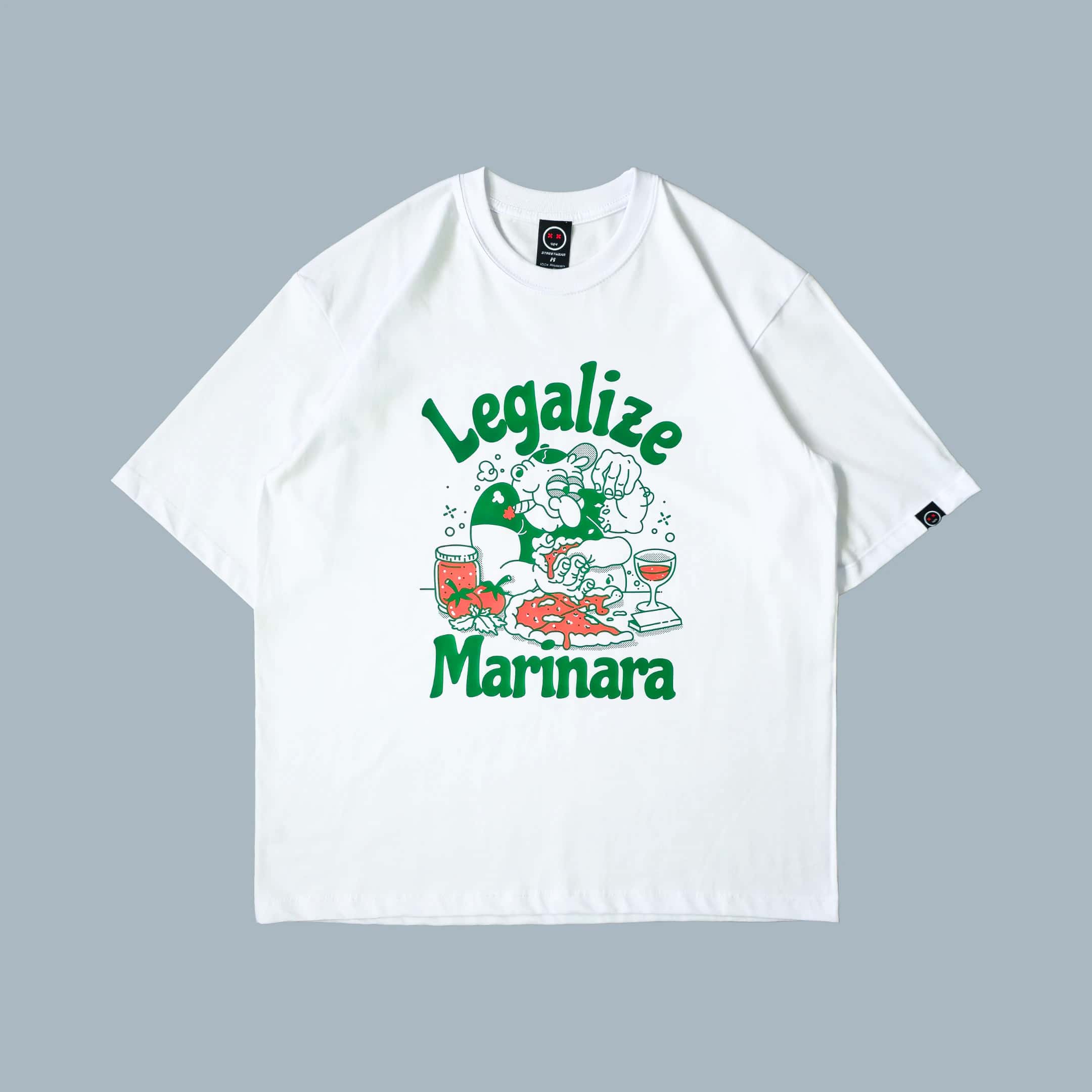 Camiseta Oversize - Legalize Marinara