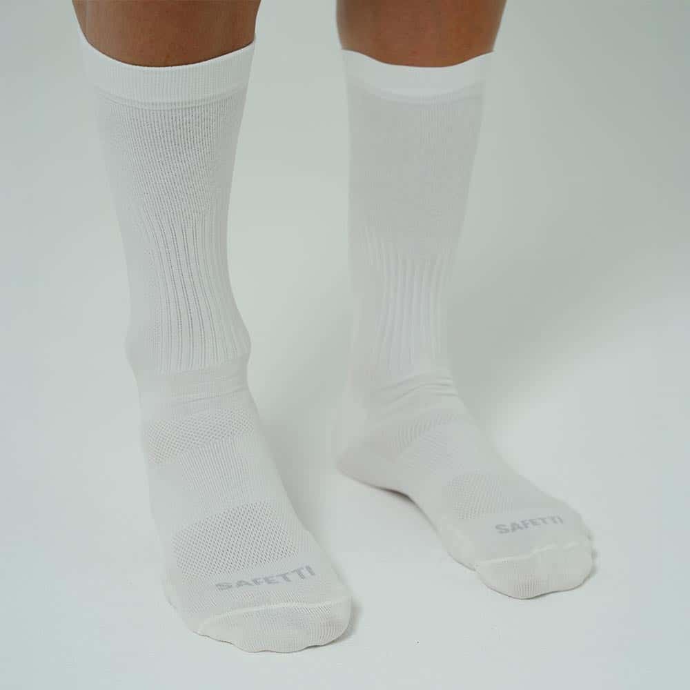MEDIAS RUNNING PIERNA ELÁSTICA 8" MARFIL UNISEX