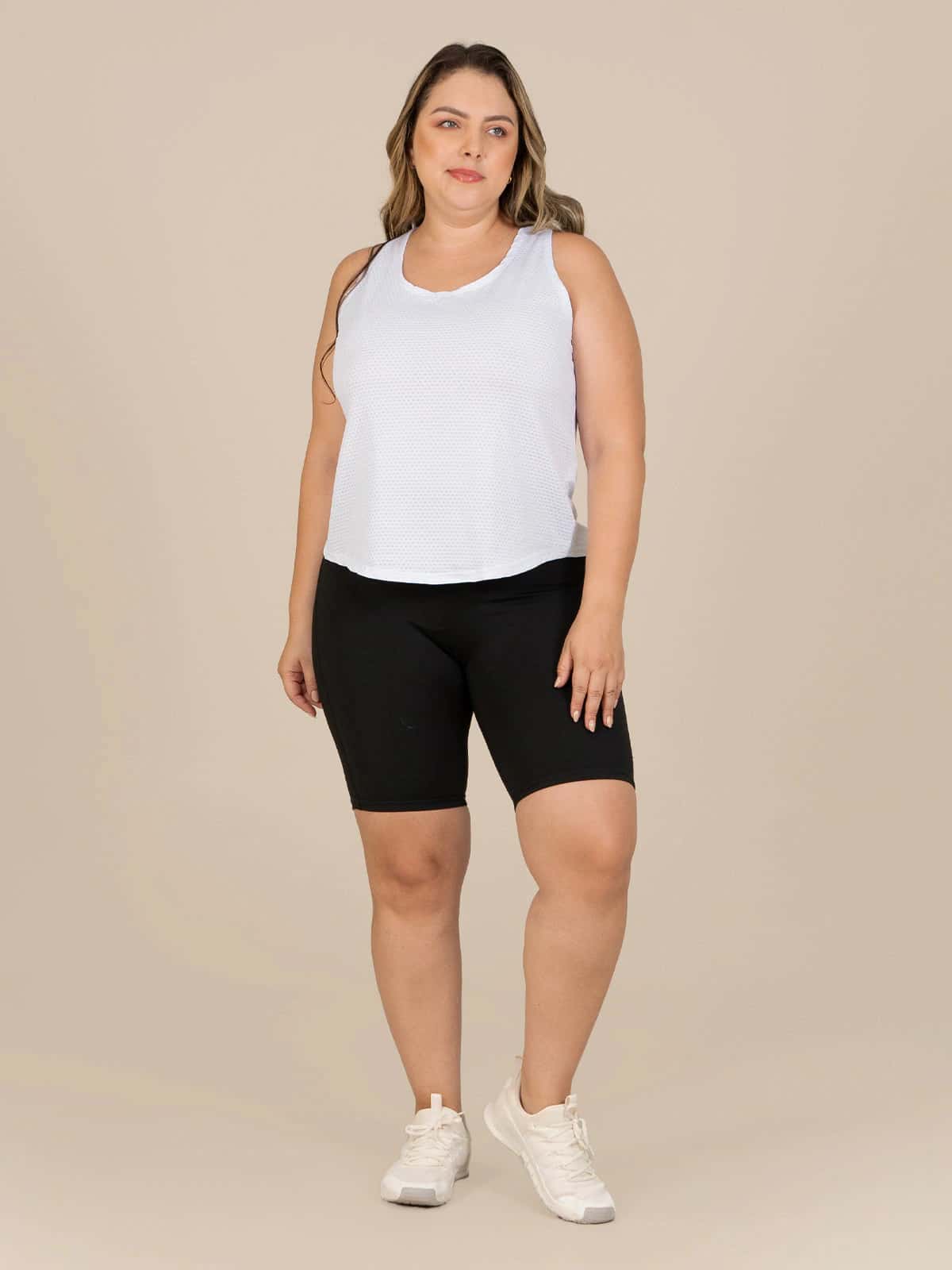 dorya biker set talla plus blanco