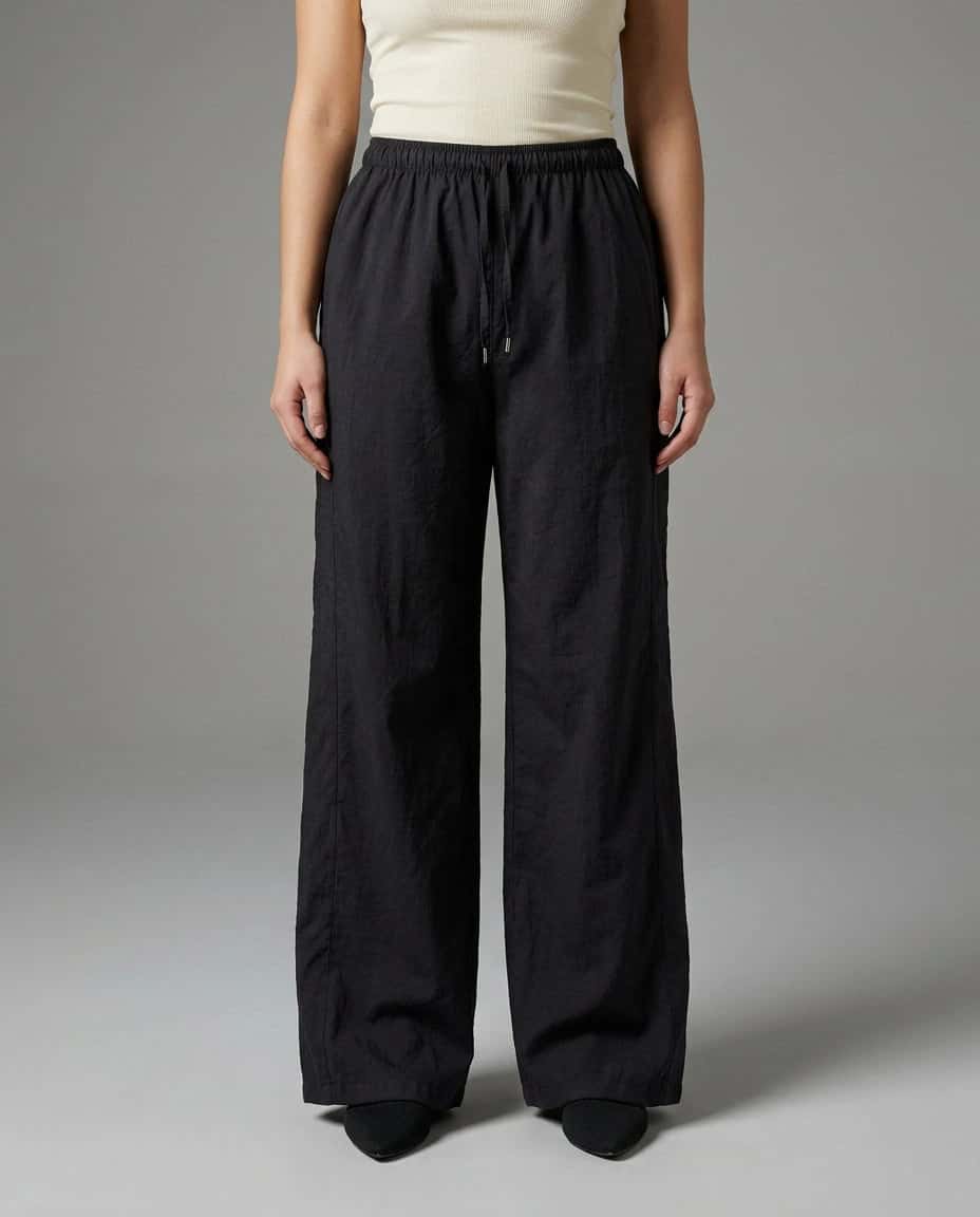 Pantalón Negro Jaspeado