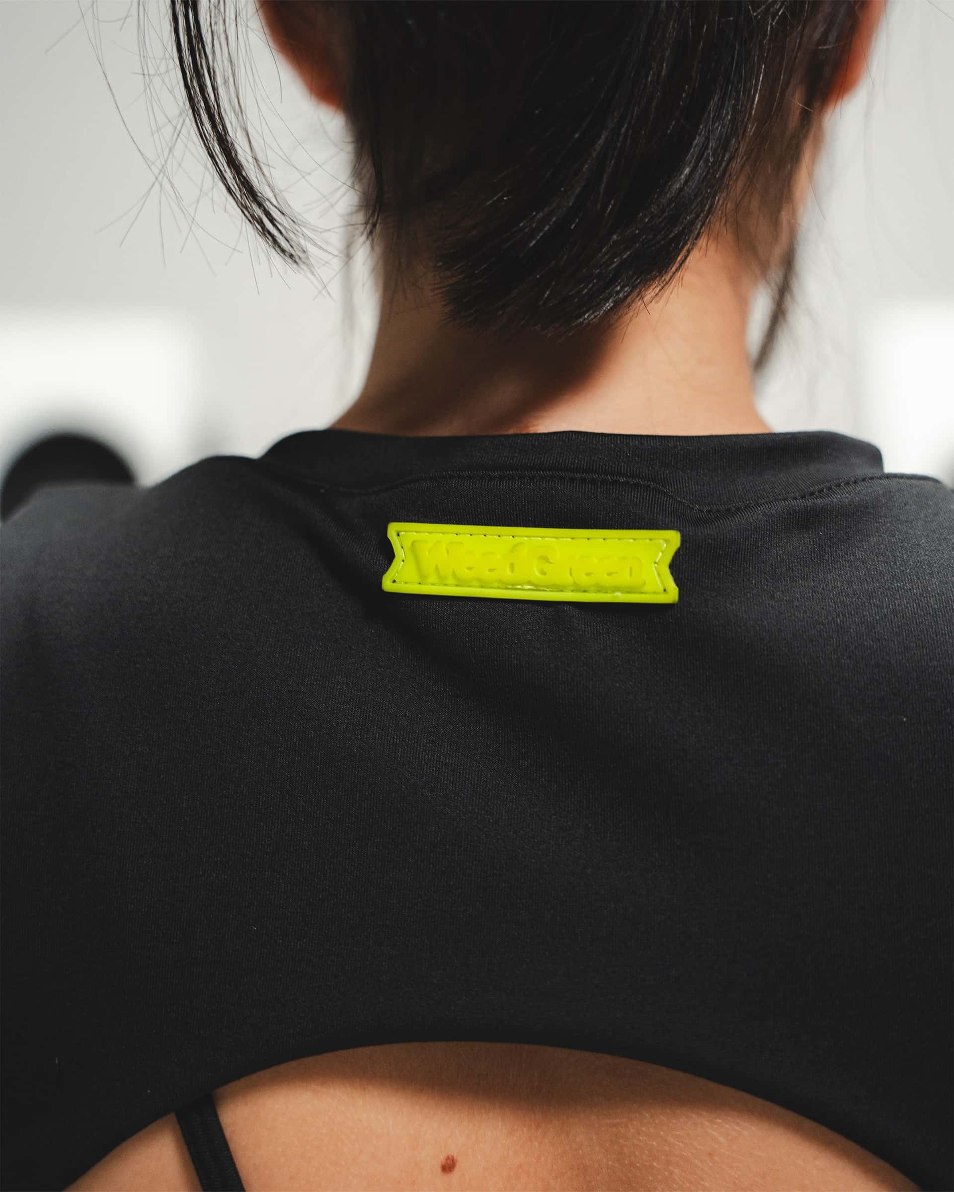CUT CROP TOP 3.0 WEEDGREEN NEGRO - miniatura 4