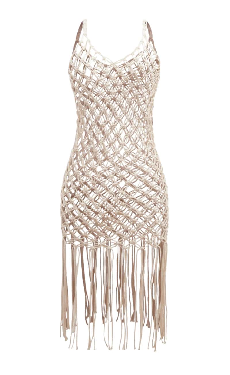 VESTIDO MIDI MACRAME