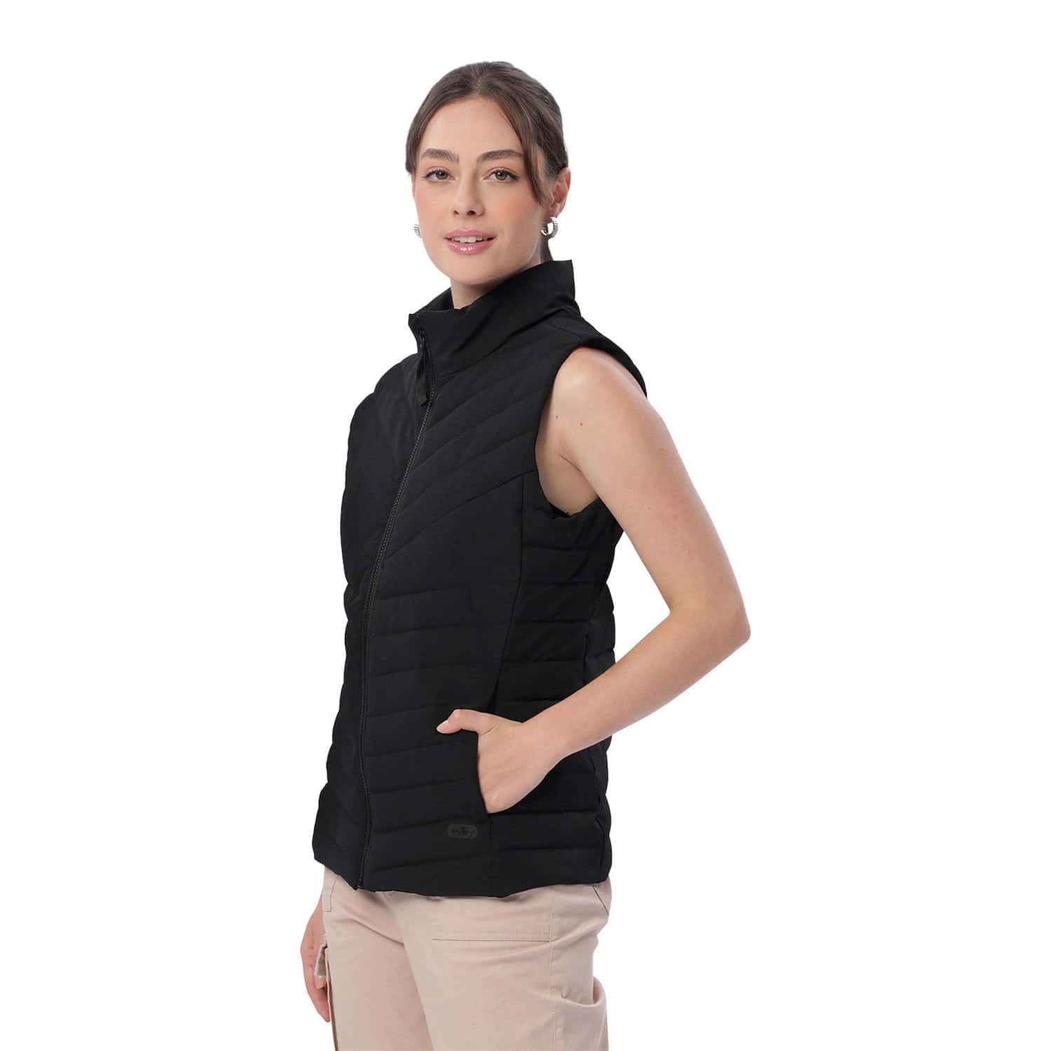 Chaleco para Mujer Caleana RPET Negro
