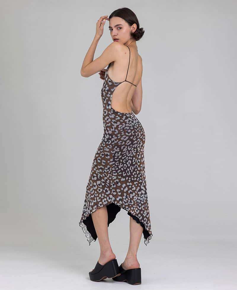 SNELL LEOPARD DRESS