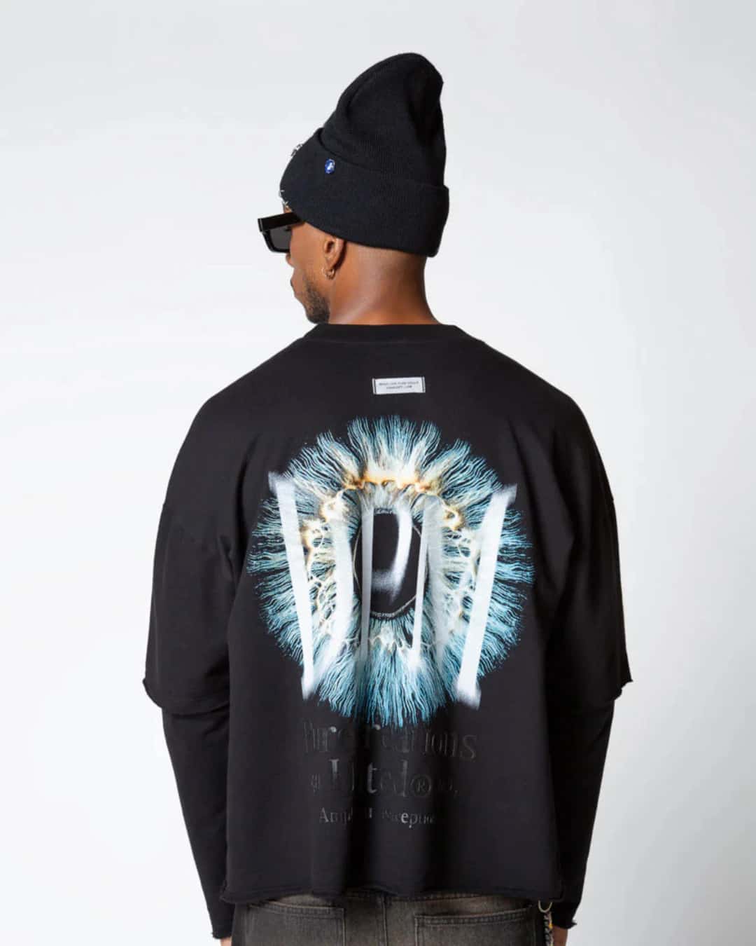 DOPAMINE BLACK LONG SLEEVE T-SHIRT - miniatura 4