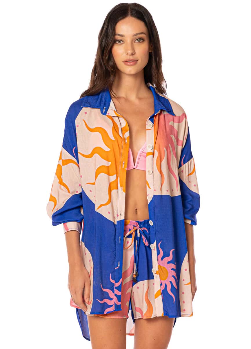 Maaji Sunlit Bloom Dreambound V Long Shirt