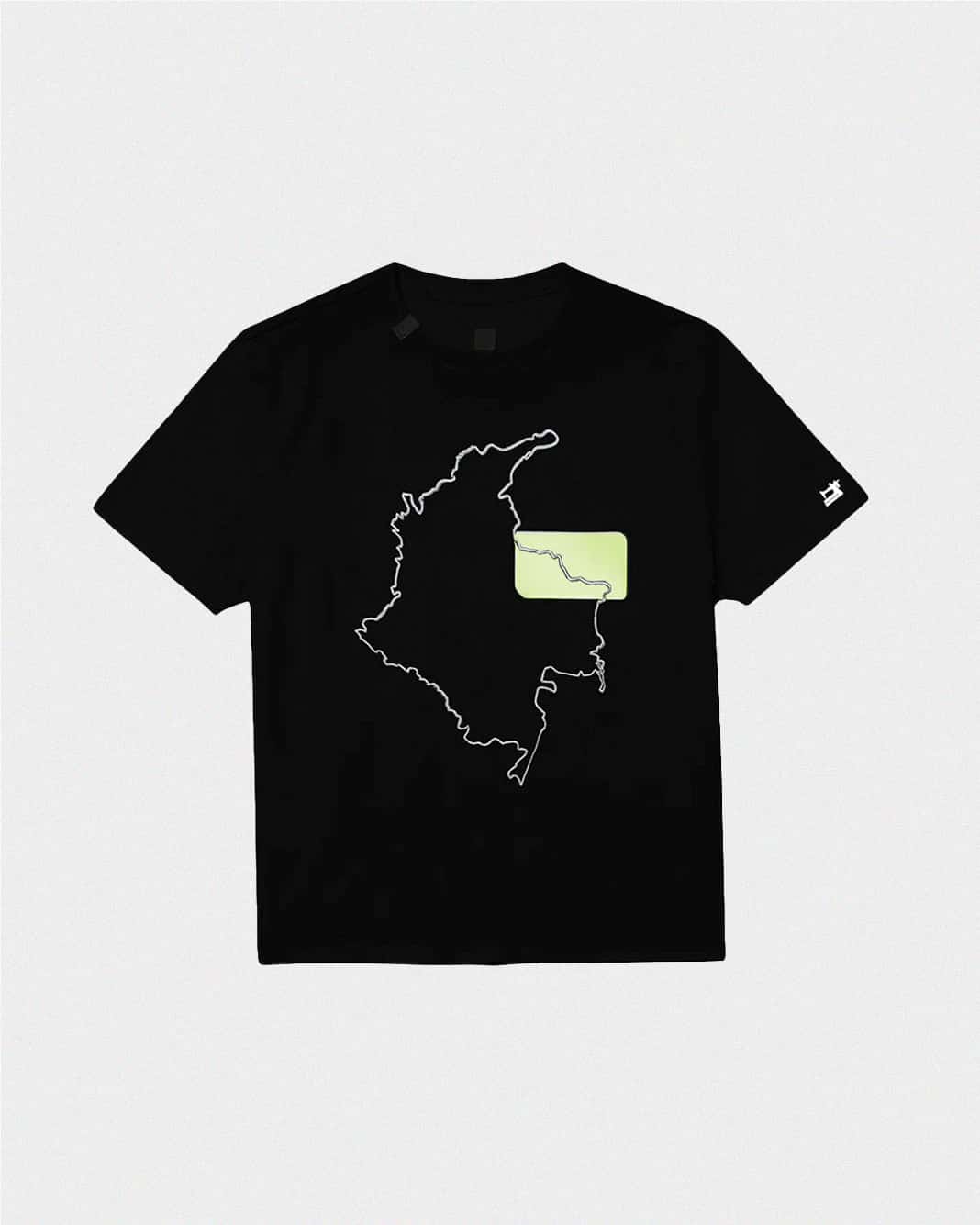 CAMISETA MAPA DE COLOMBIA