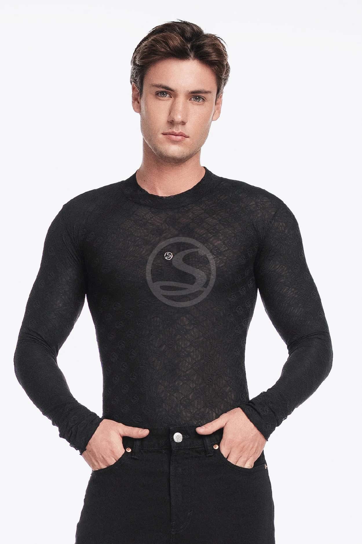 Mesh Billy Negro Santísimas Men Ref. S-626
