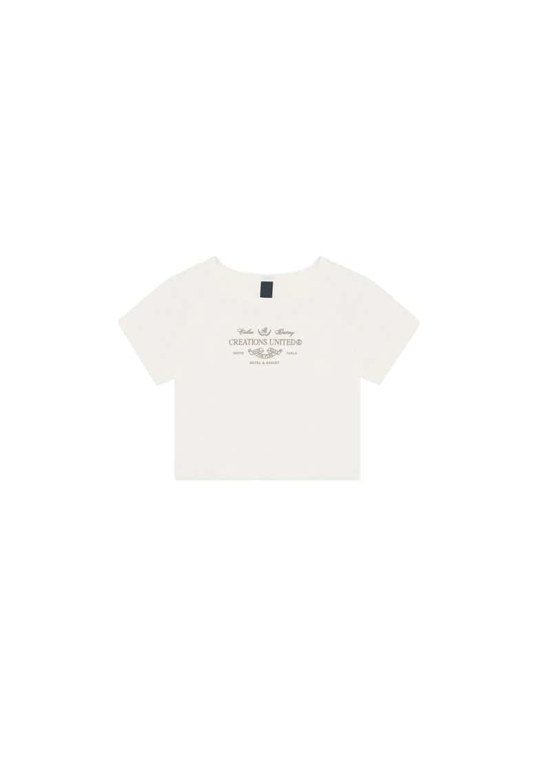 Monclair Cream baby tee