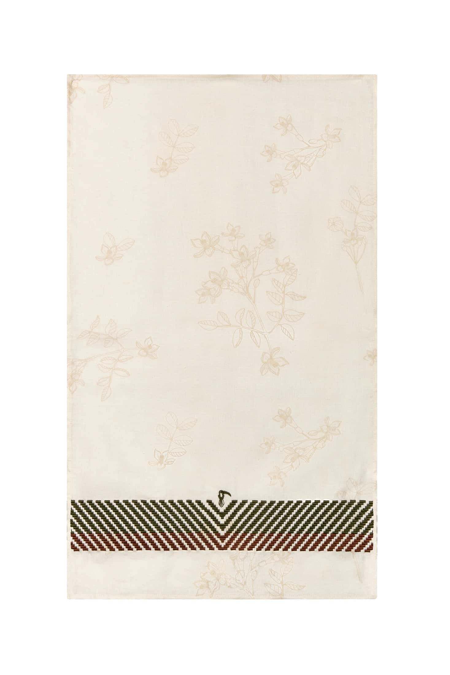Egua Embrodered Linen Towels / Set of 2